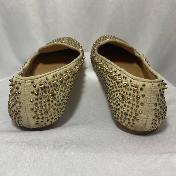 STEVE madden graanite studded slip on grunge ballet flat shoes size 6.5 - Picture 6 of 9